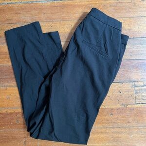 H&M women’s dress slacks black work pants size 0